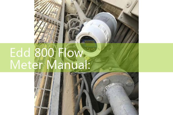 Edd 800 Flow Meter Manual: Diagnostic Parameters and Configuration