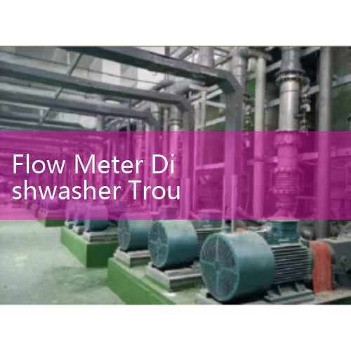 Flow Meter Dishwasher Troubleshooting: Fixing Water Inlet Failures and Dosing Errors